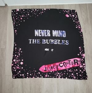 Juicy Couture silk square scarf